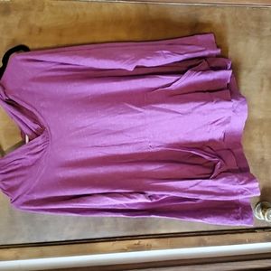 Columbia Women's Pullover Hoodie. Purple Sixe 1X. Preowned